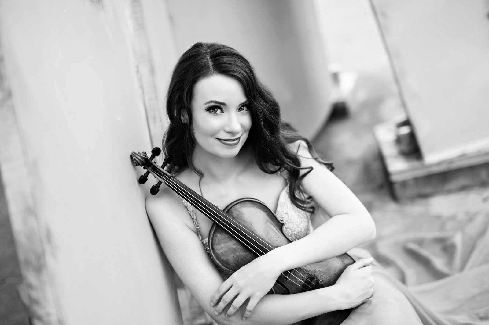 Black and white press headshot of Chloé Trevor Woodard